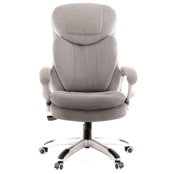 Кресло для руководителя Everprof Boss Т серое (ткань, пластик)