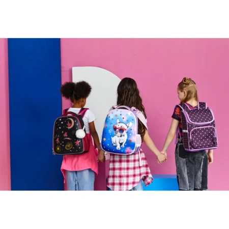 Ранец Комус Класс 3D Pug Dog с двумя отделениями