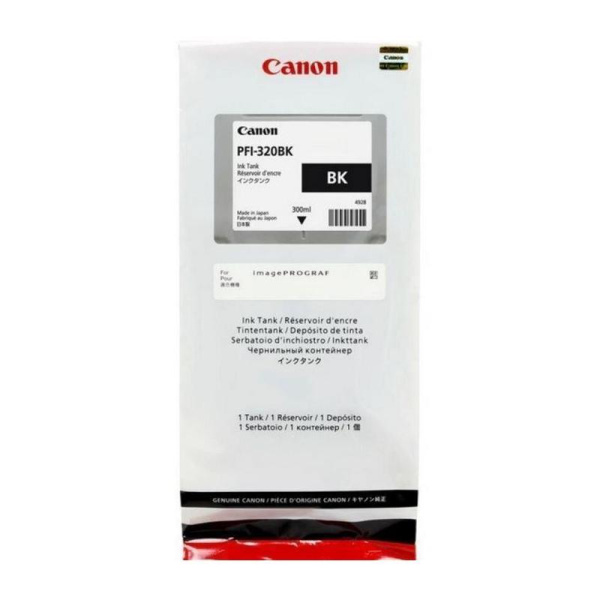 Картридж струйный Canon PFI-320BK 2890C001 черный оригинальный