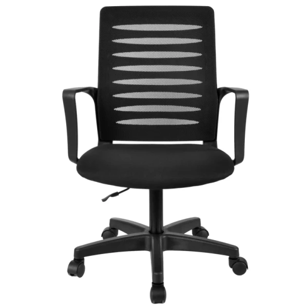 Кресло офисное WEBSTAR GTP чёрное (сетка/ткань, пластик)