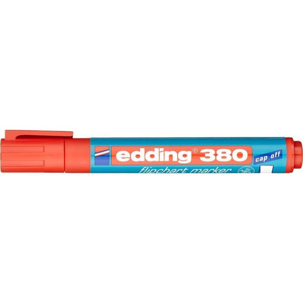 Маркер для флипчартов Edding E-380/2 cap off, красный, 2,2 мм