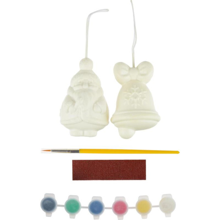 Набор для раскрашивания Lori Дед Мороз и колокольчик