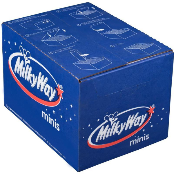 Шоколадные батончики Milky Way мини 1кг