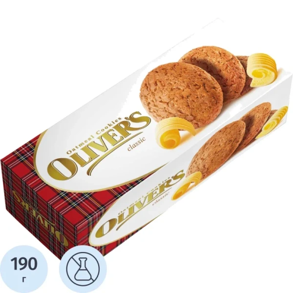 Печенье овсяное Oliver's 190 г