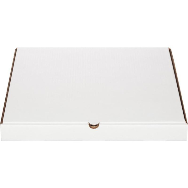 Короб картонный для пиццы 420х420х40 мм Т-23 беленый (10 штук в  упаковке)