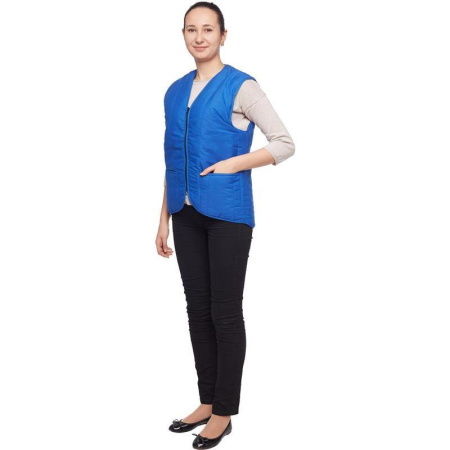Жилет утепленный Комфорт васильковый (размер 52-54, рост 170-176)