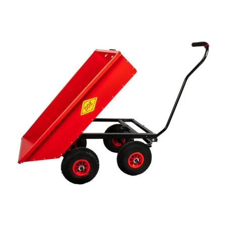 Тачка садово-строительная DDE Самосвал четырехколесная грузоподъемность  200 кг