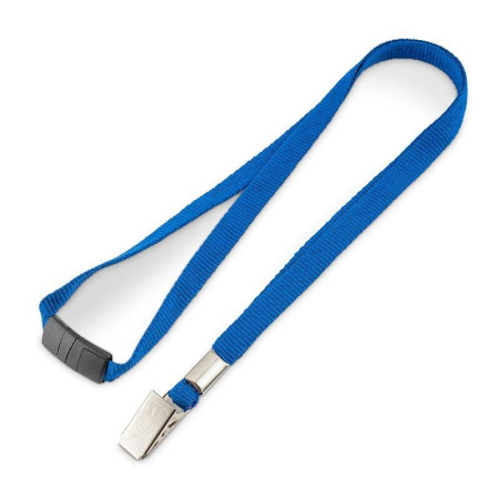 Держатель для бейджа с клипом синий