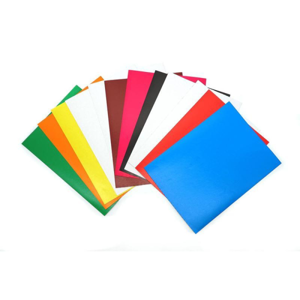 Набор картона цветного и белого Апплика (А4, 12 листов, 9 цветов,  мелованный, на спирали, обложка в ассортименте)