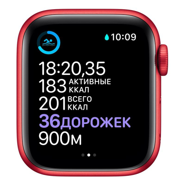 Смарт-часы Apple Watch Series 6 40 мм красные (M00A3RU/A)