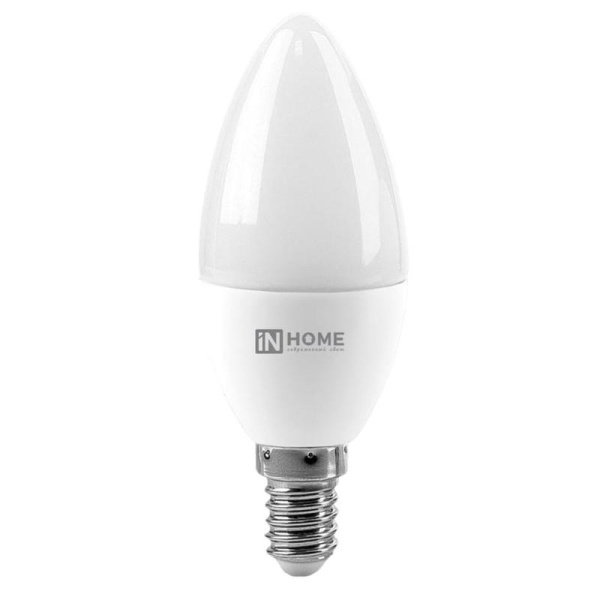 Лампа светодиодная In Home LED-СВЕЧА-VC свеча 8Вт 4000K 760Лм 220В  4690612020433