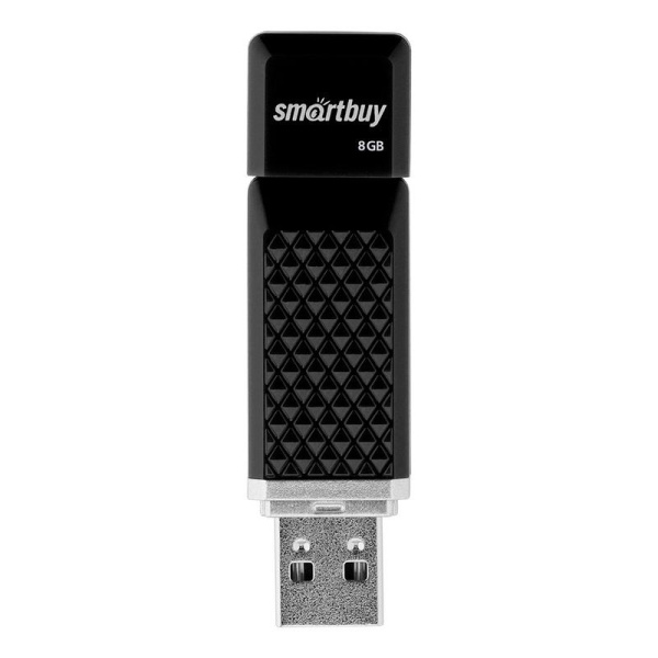 Флеш-память USB 2.0 8 ГБ Smartbuy Quartz (SB8GBQZ-K)