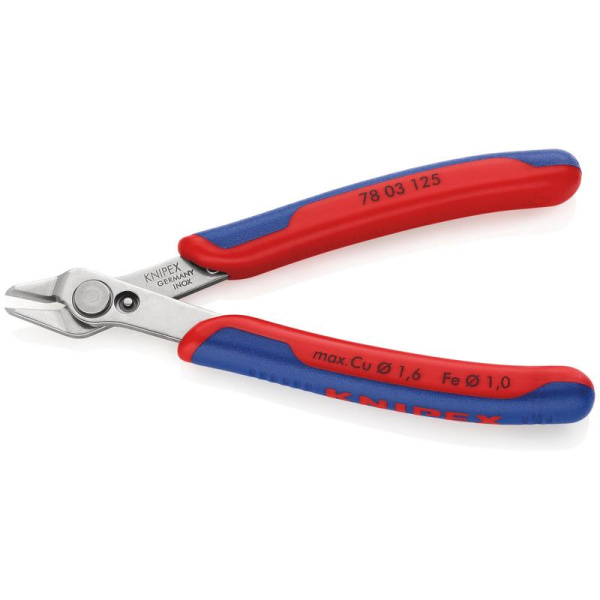 Бокорезы прецизионные Knipex Electronic Super Knips 125 мм (KN-7803125)