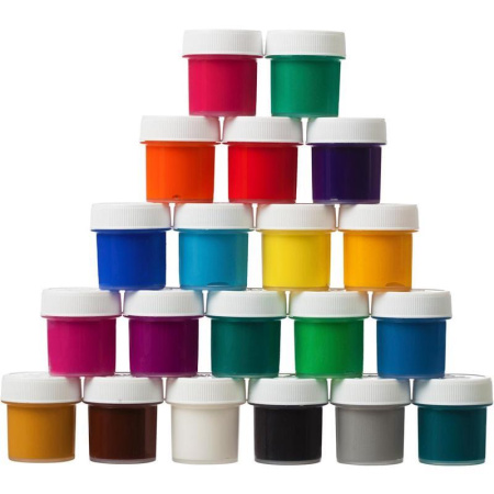 Гуашь Гамма Классическая 20 цветов по 20 мл