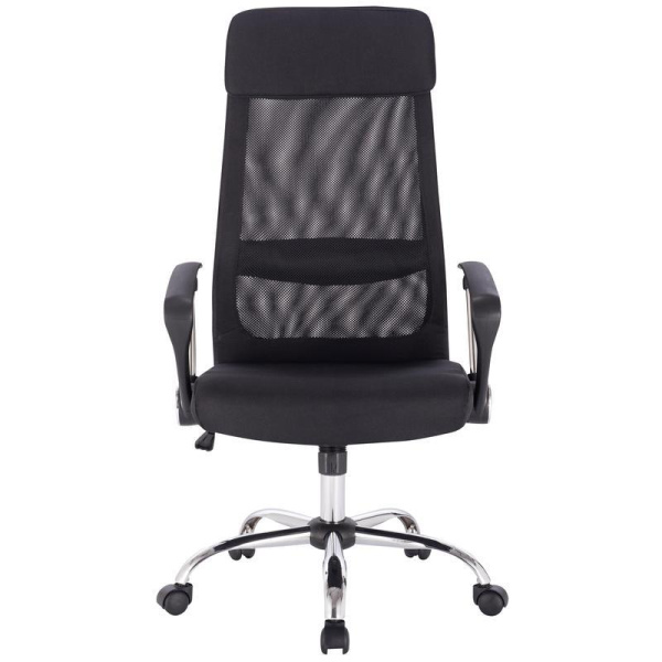 Кресло для руководителя Easy Chair 589 TC черное (сетка/ткань, металл)