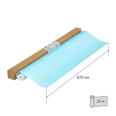 Бумага миллиметровая в рулоне Mega Engineer 878 мм x 20 м голубая Бумага миллиметровая в рулоне Mega Engineer 878 мм x 20 м голубая