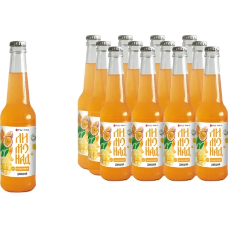 Лимонад газированный Роданика домашний манго-маракуйя 0.33 л