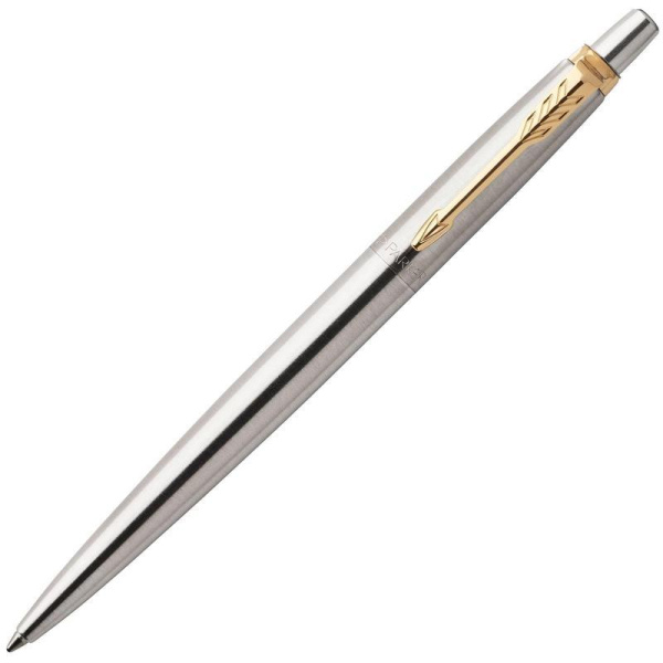 Ручка шариковая Parker Jotter GT синяя серебристый корпус (артикул производителя 1953182)