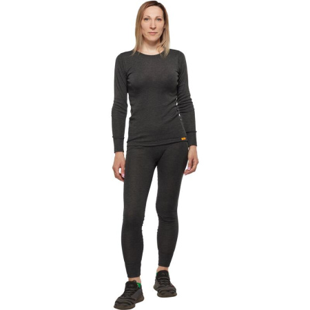 Термолеггинсы Comazo женские Activ-25 трикотаж полиэстер темно-серые с  начесом (размер 46, рост 170)