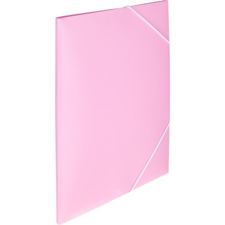 Папка на резинках Attache Акварель А4 20 мм пластиковая до 150 листов  розовая (толщина обложки 0.35 мм)