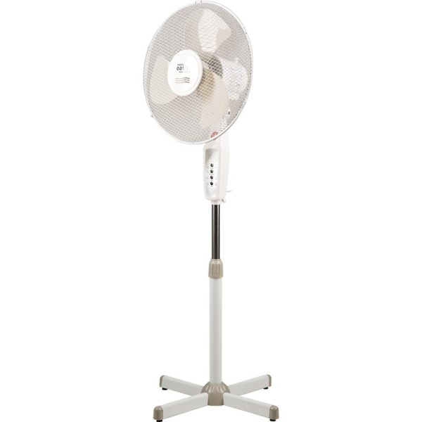 Вентилятор напольный Oasis VF-40TW белый/серый