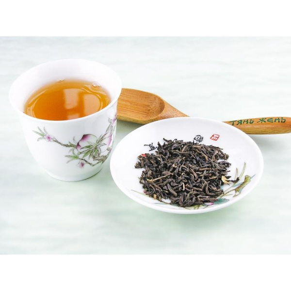 Чай подарочный Тянь Жень Экстра листовой зеленый с жасмином 100 г