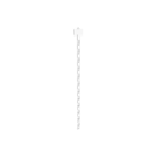 Страйп-лента подвесная пластиковая 12 крючков + S-крючок для подвешивания