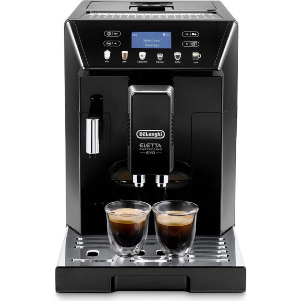 Кофемашина DeLonghi Eletta Cappuccino Evo ECAM46.860.B черная