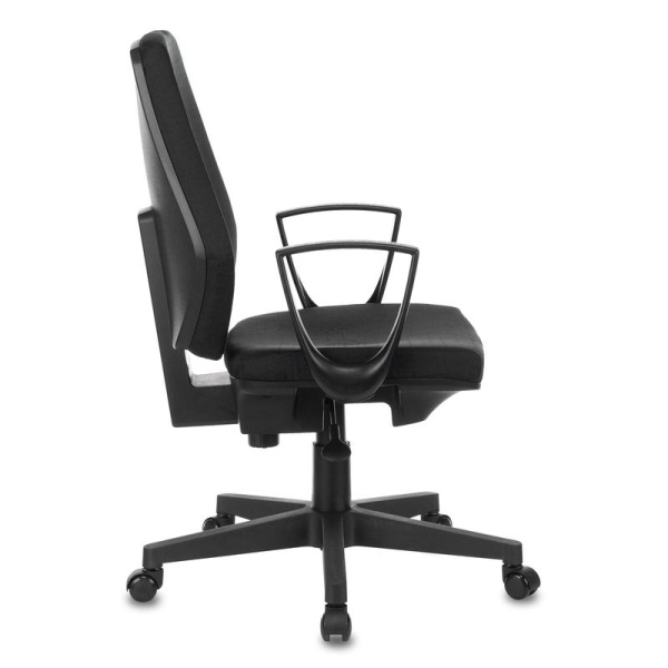 Кресло офисное Бюрократ CH-545 черное (ткань, пластик)