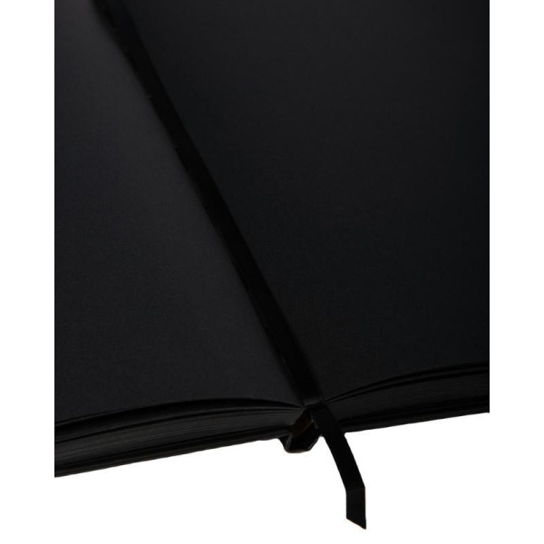 Блокнот для зарисовок Sakura 120x120 мм 80 черных листов черный