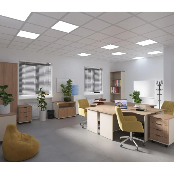 Экран к столу Комус Мебель (Easy to lead) Easy One с креплением  фронтальный (кашемир, 1200x18х450 мм)