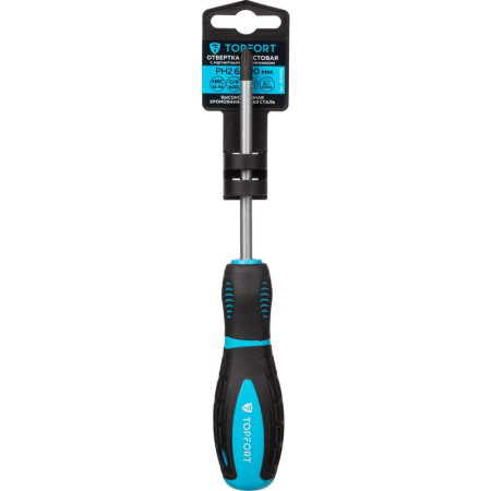 Отвертка Topfort PH2 крестовая 100 мм