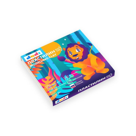 Пластилин классический Dadi 12 цветов 240 г со стеком