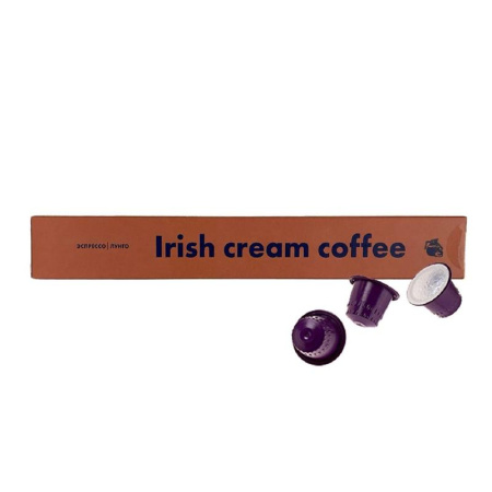 Кофе в капсулах для кофемашин Lapchevsky coffee Irish cream (10 штук в  упаковке)