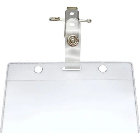 Бейдж Комус вертикальный 163х114 мм без держателя (размер вкладыша:  142х110)