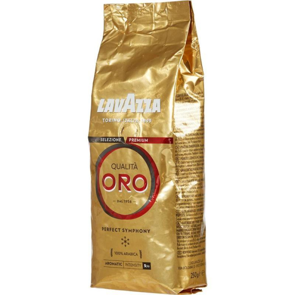 Кофе в зернах Lavazza Oro 100% арабика 250 г