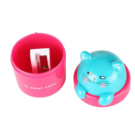 Точилка для карандашей M&G So Many Cats с контейнером пластиковая