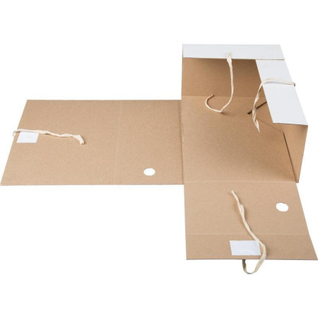 Папка с завязками самосборная Вертолет микрогофрокартон 320х240х150 мм