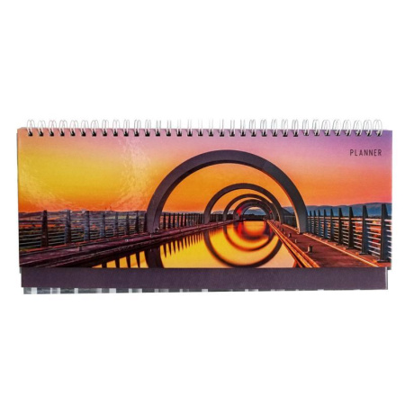 Планинг недатированный Listoff Современная архитектура 7БЦ 56 листов желтый (300x140 мм)