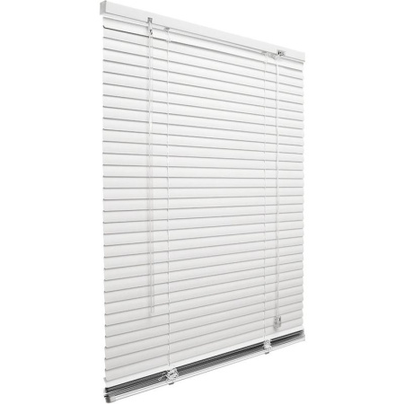 Жалюзи горизонтальные пластиковые белые (1200x1600 мм)