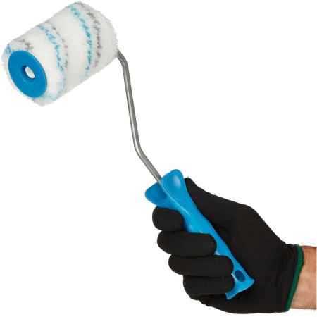 Валик малярный с ручкой TOPFORT Blue 90 мм полиамид ворс 12 мм