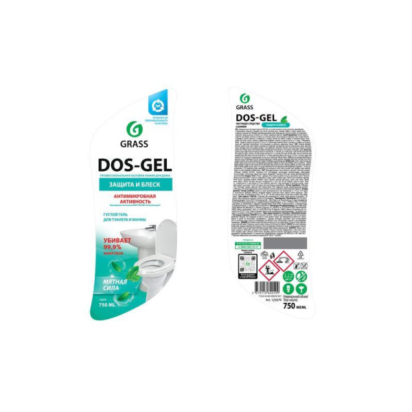 Средство для сантехники Grass Dos Gel Мятная сила 750 мл