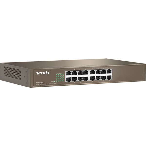 Коммутатор Tenda TEF1016D