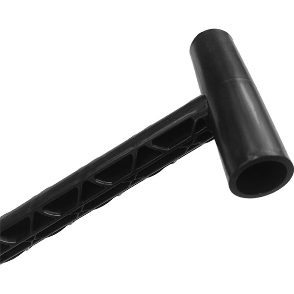 Лопата для уборки снега автомобильная ковш алюминиевый (20.5х28 см) с  черенком