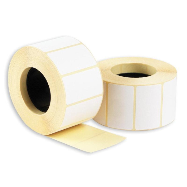 Термоэтикетки 43x25 мм ЭКО (диаметр втулки 40 мм, 60 рулонов по 1000  этикеток)