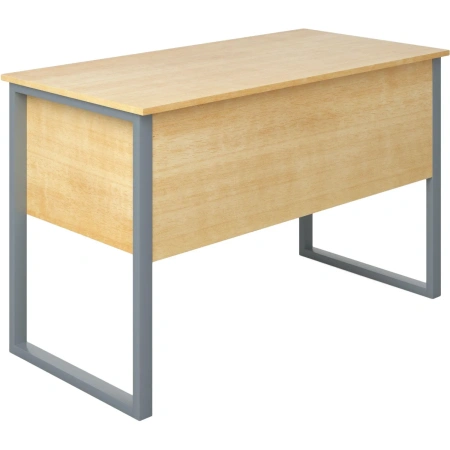 Стол учителя Комус с подвесной тумбой (клен/серый, 1200х600х760 мм)