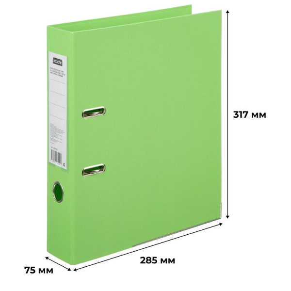 Папка-регистратор Attache 75 мм салатовая