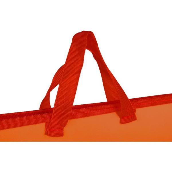 Папка-портфель пластиковая Attache Neon А4+ оранжевая (340x40х245 мм, 1  отделение)