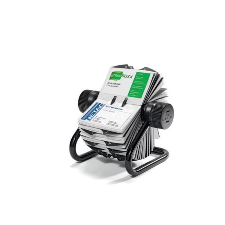 Картотека Durable Visifix на 400 визиток вращающаяся черная Картотека Durable Visifix на 400 визиток вращающаяся черная