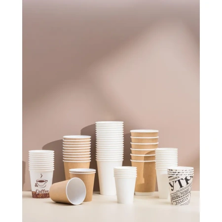 Стакан одноразовый Комус Эконом бумажный белый 250 мл 50 штук в упаковке Стакан одноразовый Комус Эконом бумажный белый 250 мл 50 штук в упаковке